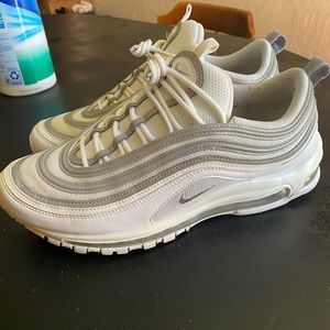 Nike air max 97 white reflective silver